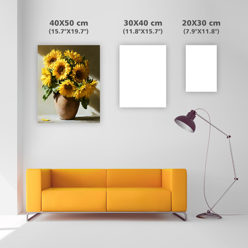 Sunny Sunflowers - Diamond Painting