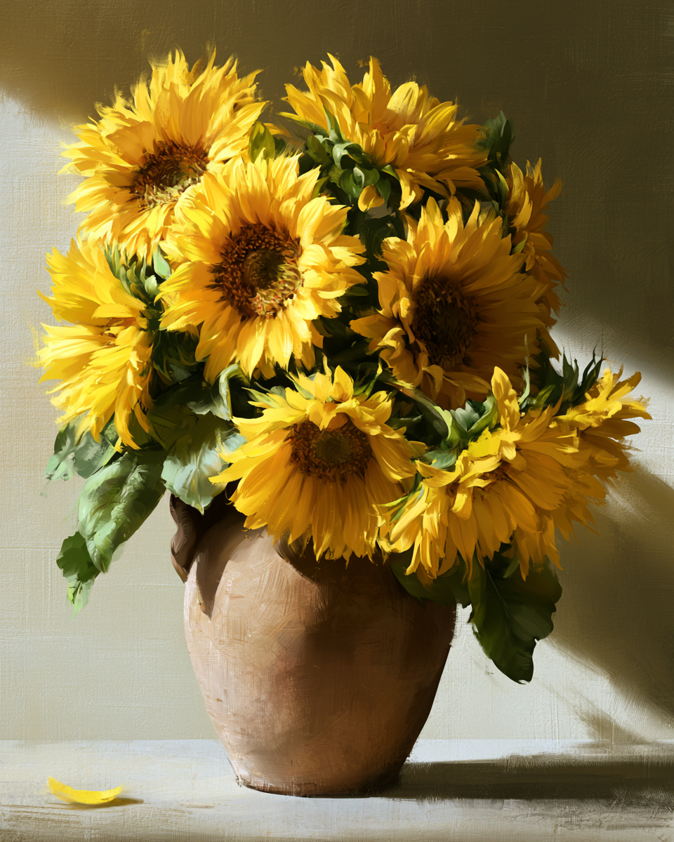 Sunny Sunflowers - Diamond Painting