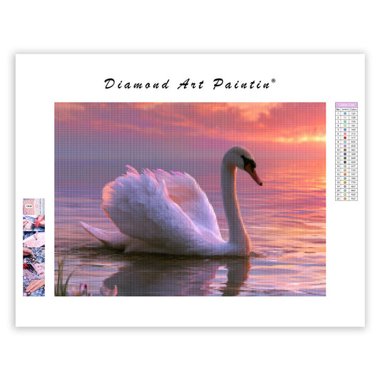 Swan Lake - Diamond Painting