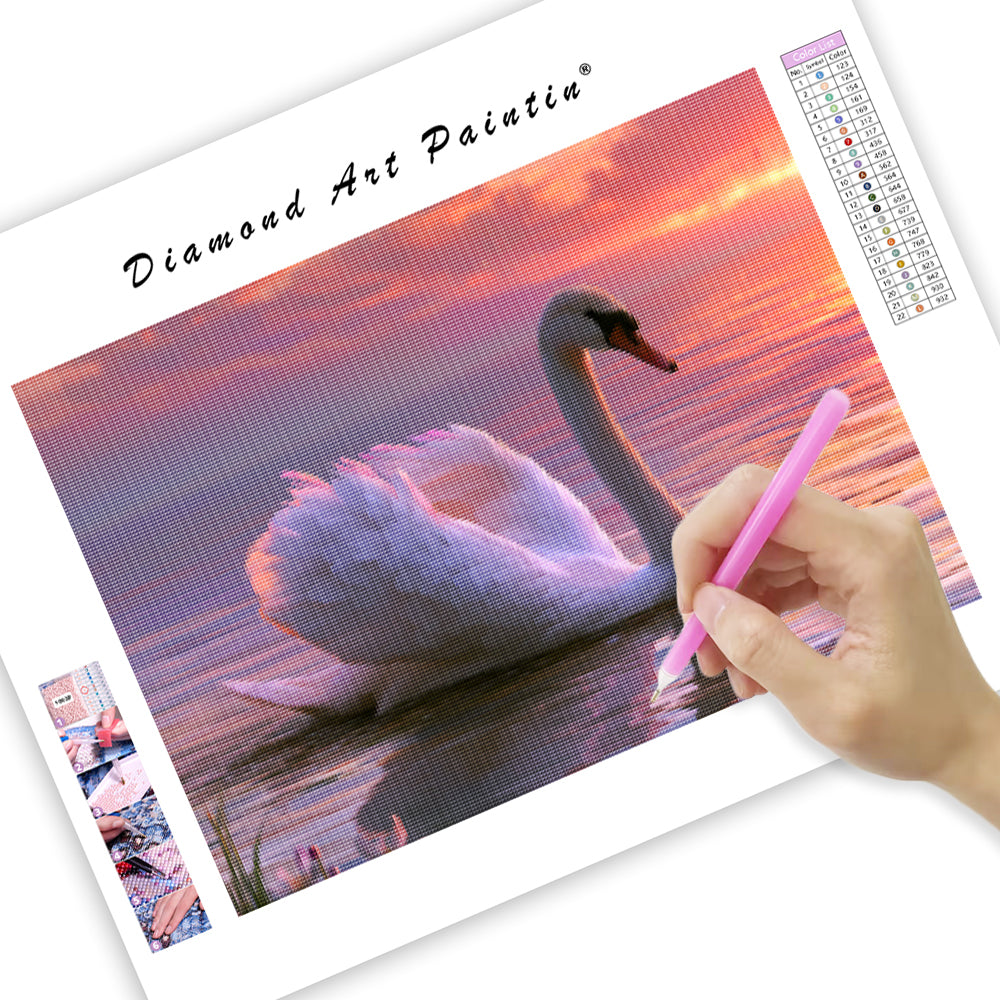 Swan Lake - Diamond Painting