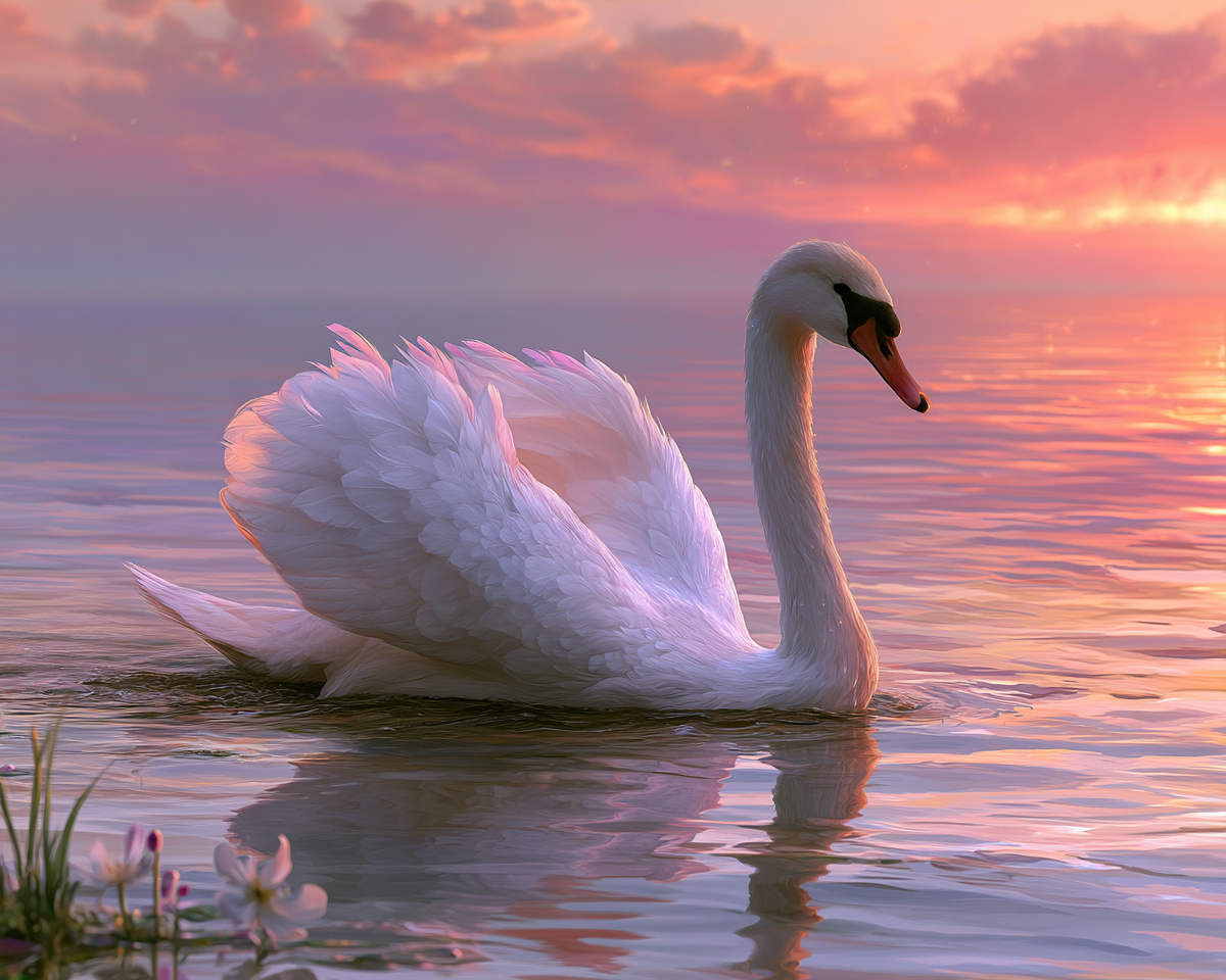 Swan Lake - Diamond Painting