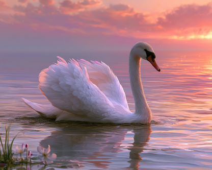 Swan Lake - Diamond Painting