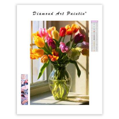 Tulip Window - Diamond Painting