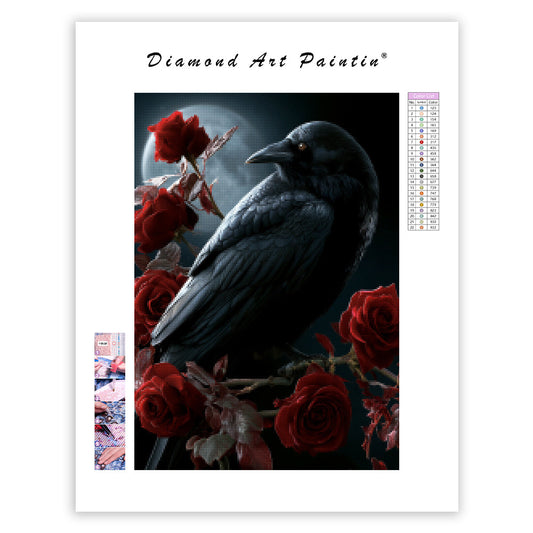 Velvet Raven - Diamond Painting