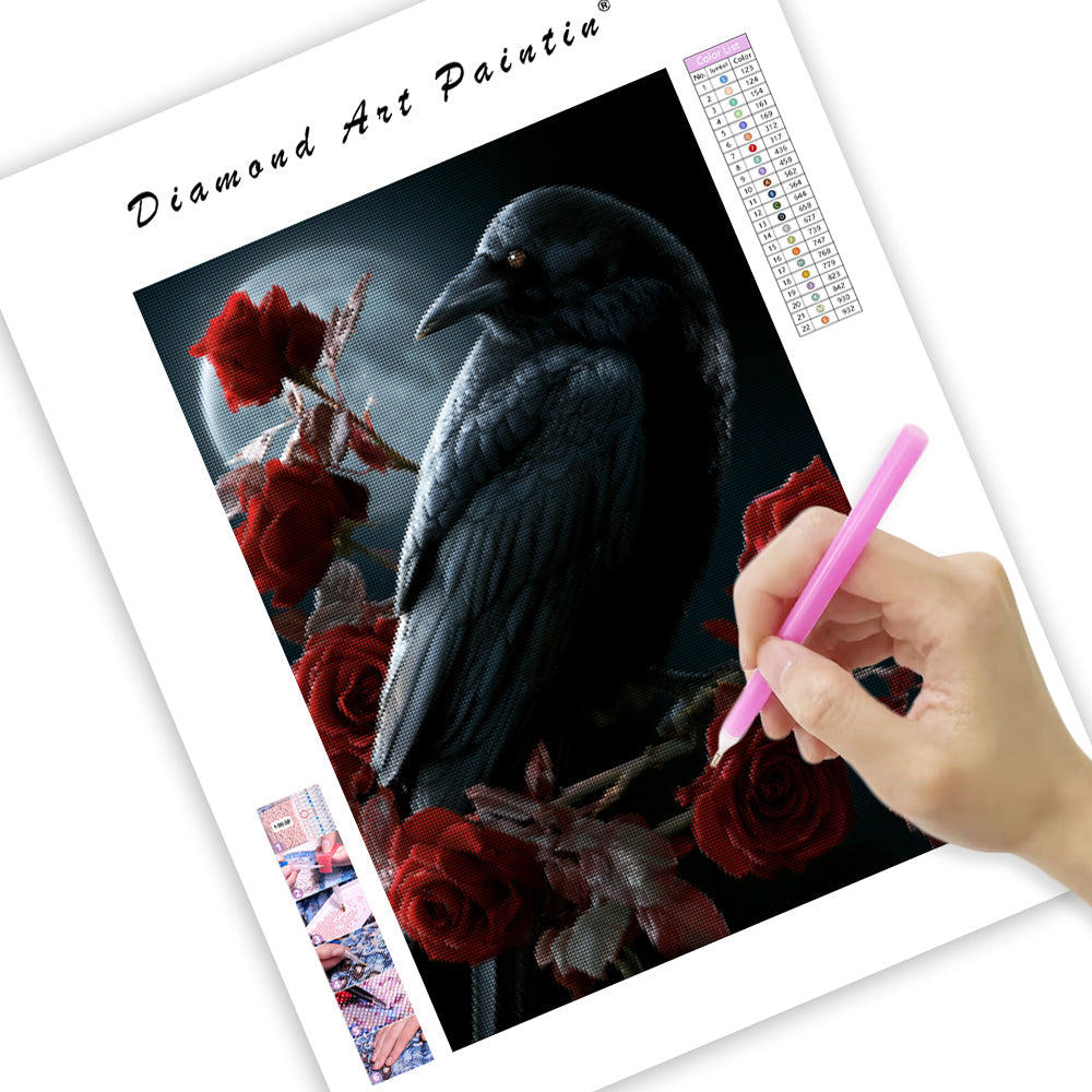 Velvet Raven - Diamond Painting