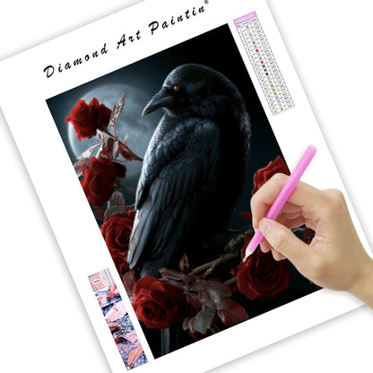 Velvet Raven - Diamond Painting