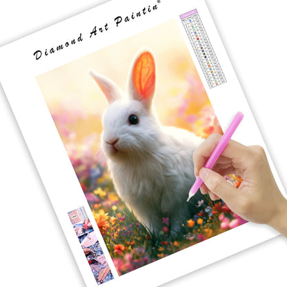 Wildflower Bunny - Diamond Painting