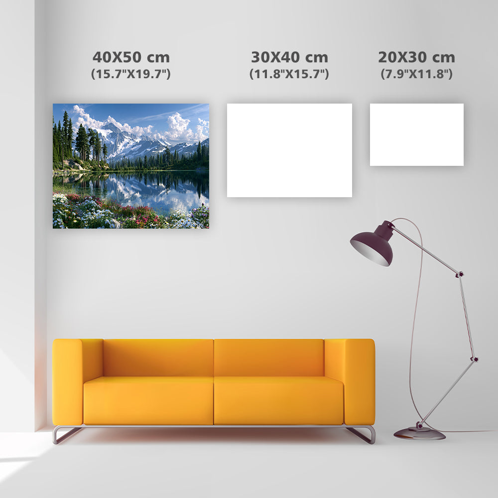 Alpine Lake - Diamond Painting
