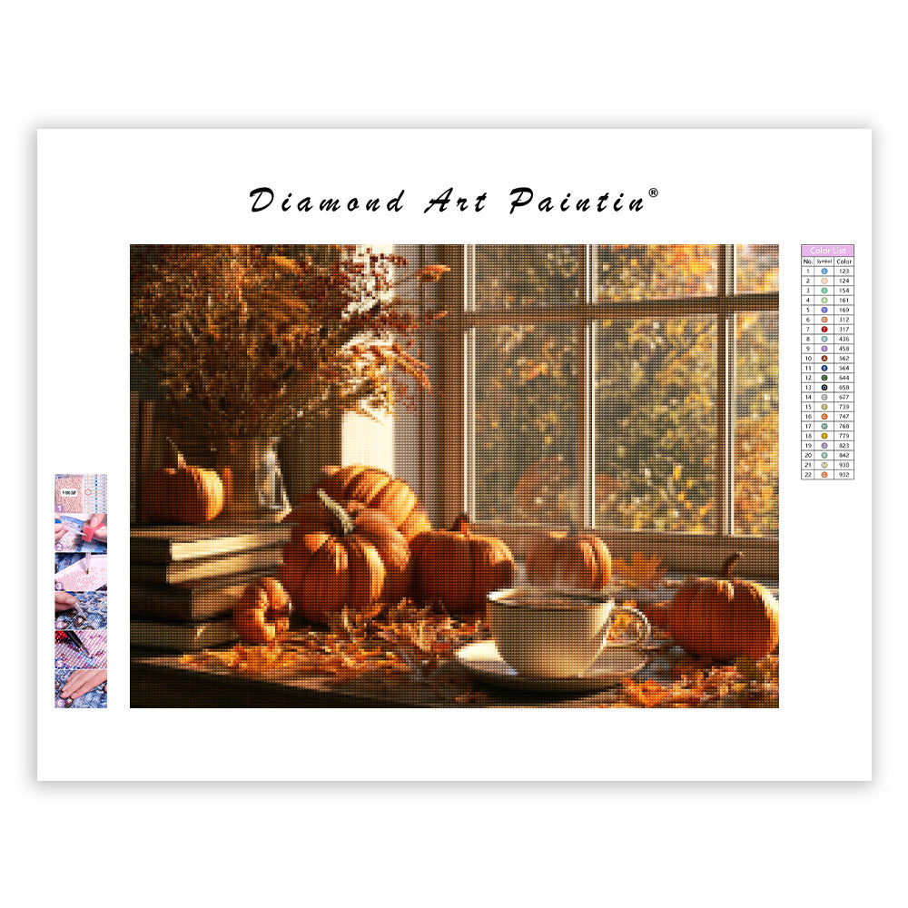 Autumn Cafe - Diamond Painting
