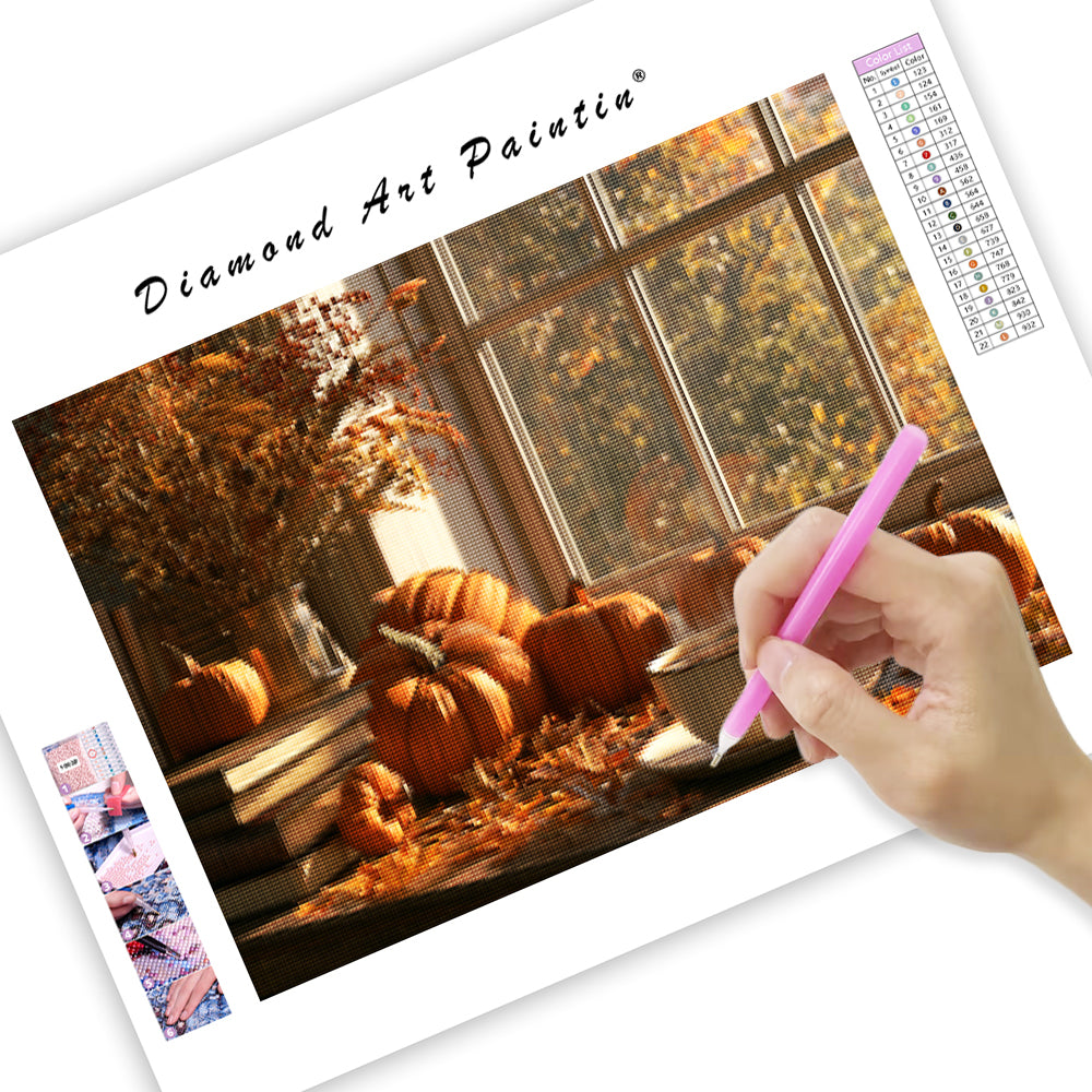 Autumn Cafe - Diamond Painting