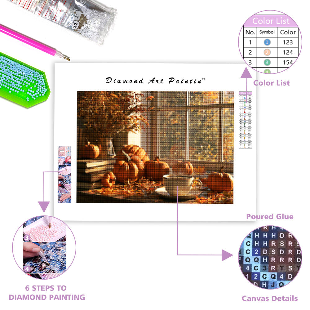 Autumn Cafe - Diamond Painting