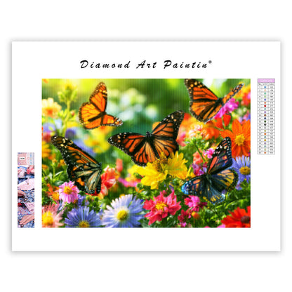 Butterfly Garden - Diamond Painting