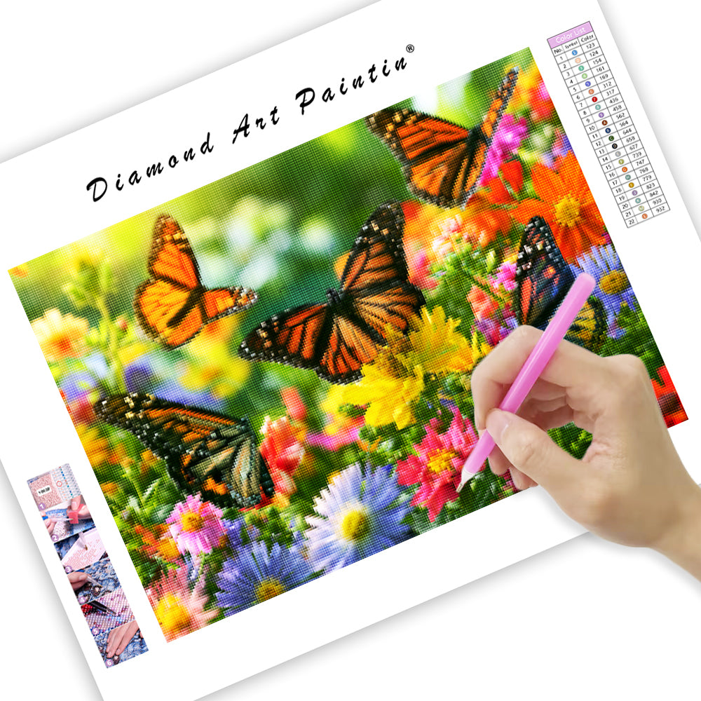 Butterfly Garden - Diamond Painting