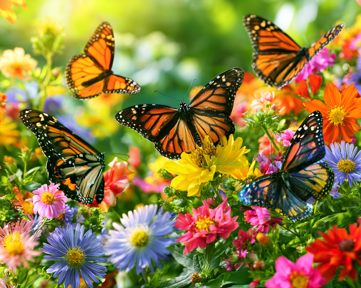 Butterfly Garden - Diamond Painting