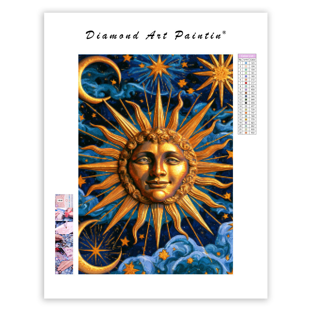 Celestial Sun - Diamond Painting