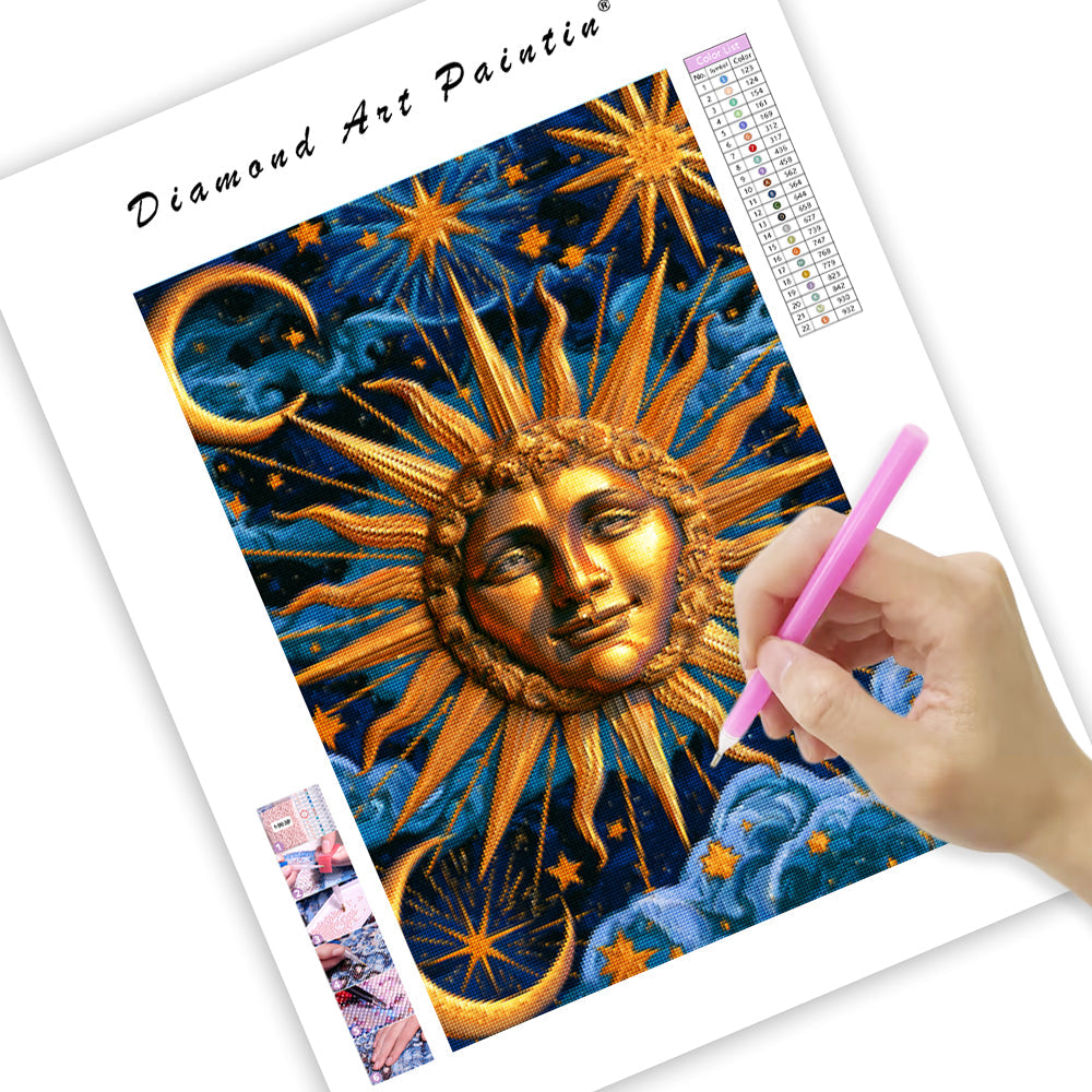 Celestial Sun - Diamond Painting