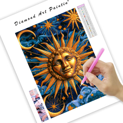 Celestial Sun - Diamond Painting