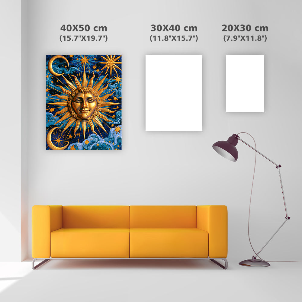 Celestial Sun - Diamond Painting