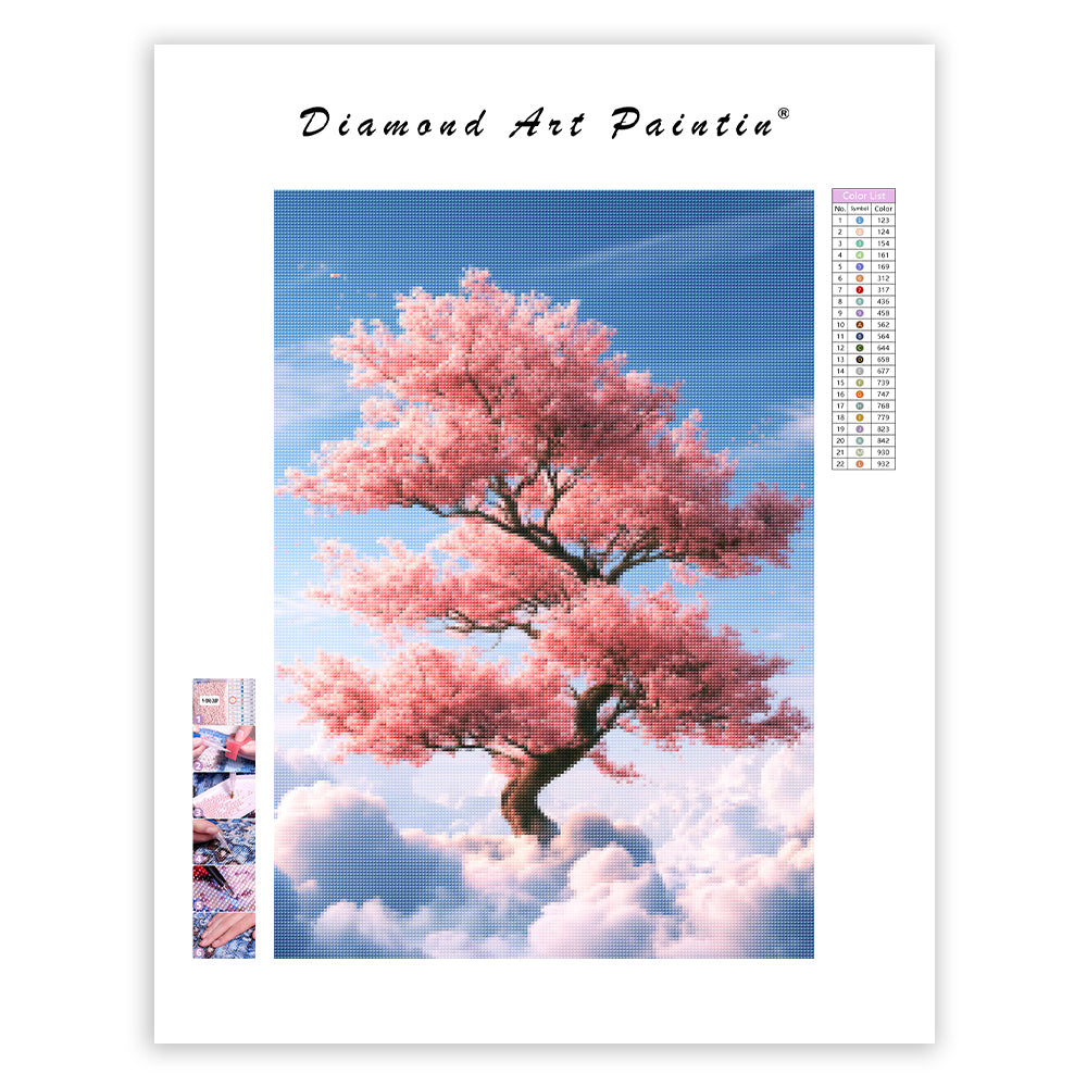 Cherry Blossom Tree - Diamond Painting