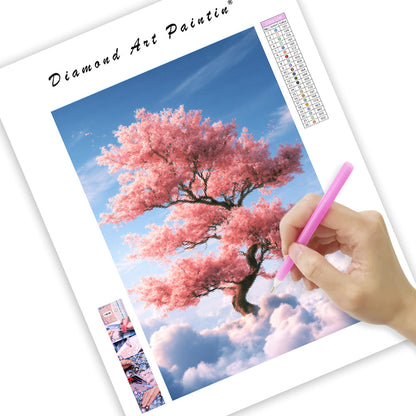 Cherry Blossom Tree - Diamond Painting