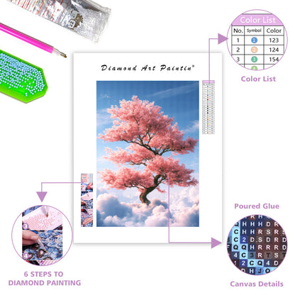 Cherry Blossom Tree - Diamond Painting