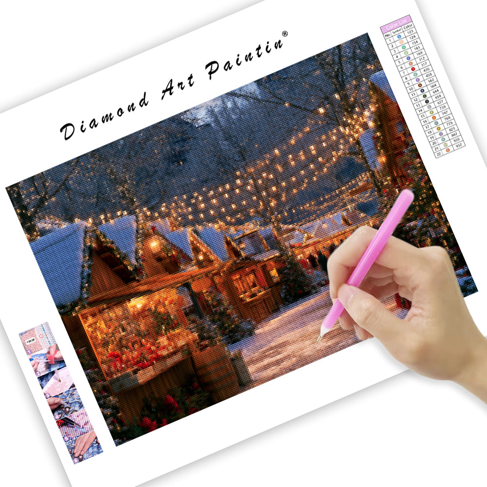 Christmas Market - Diamond Painting