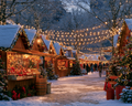 Christmas Market - Diamond Painting