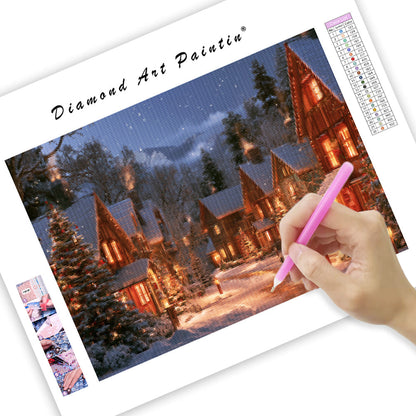 Christmas Village - Diamond Painting