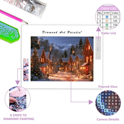 Christmas Village - Diamond Painting