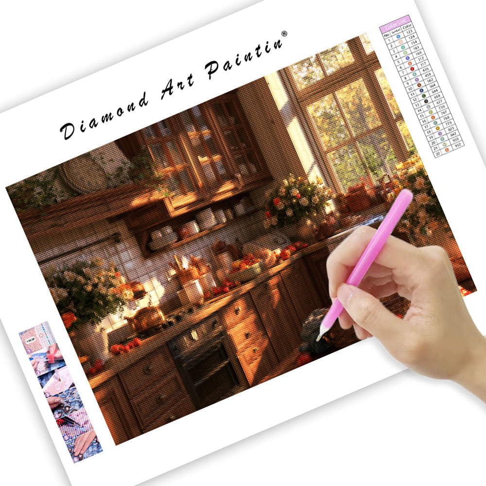 Country Kitchen - Diamond Painting