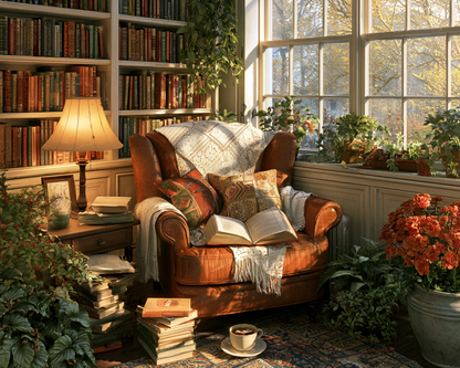 Cozy Reading Corner - Diamond Painting