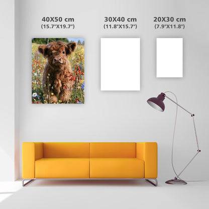 Cute Highland Cow - Diamond Painting