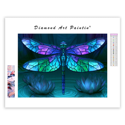 Dragonfly Lagoon - Diamond Painting
