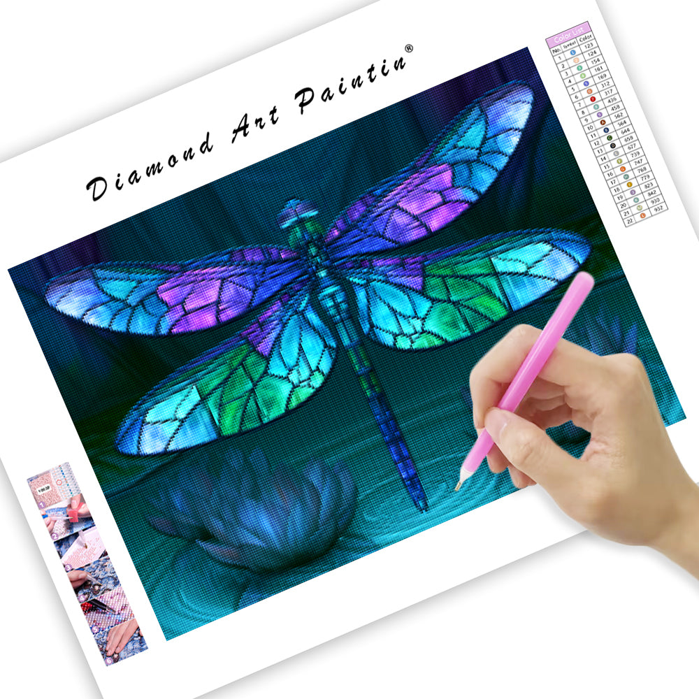 Dragonfly Lagoon - Diamond Painting