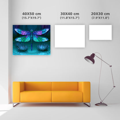 Dragonfly Lagoon - Diamond Painting