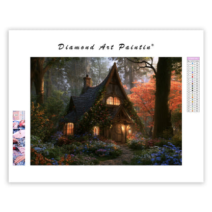 Fairy Cottage - Diamond Painting