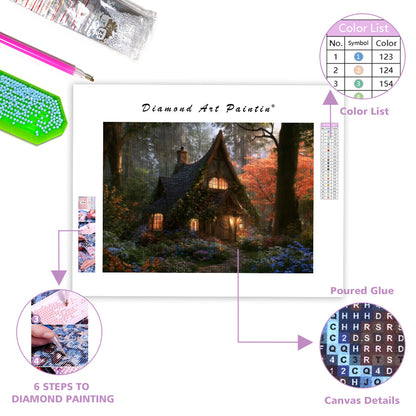 Fairy Cottage - Diamond Painting