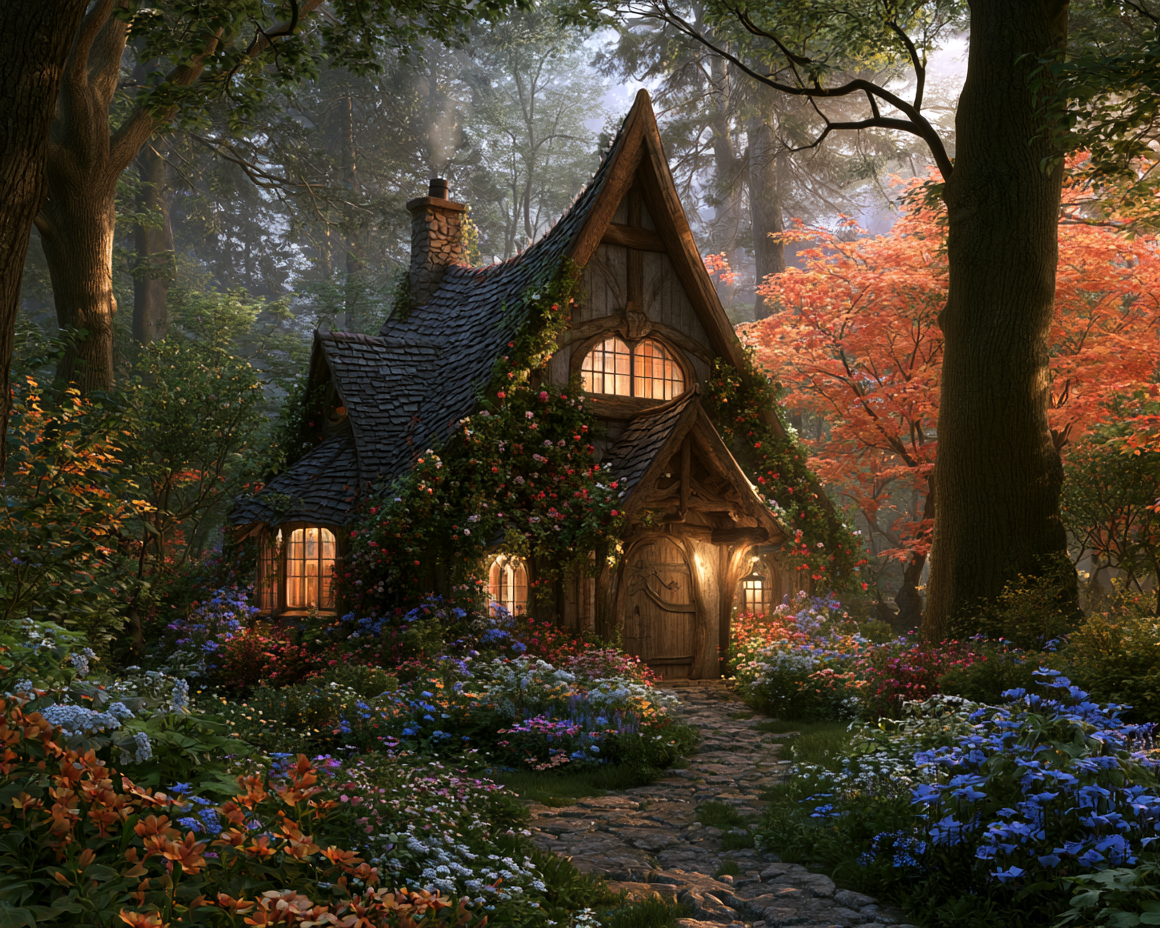 Fairy Cottage - Diamond Painting