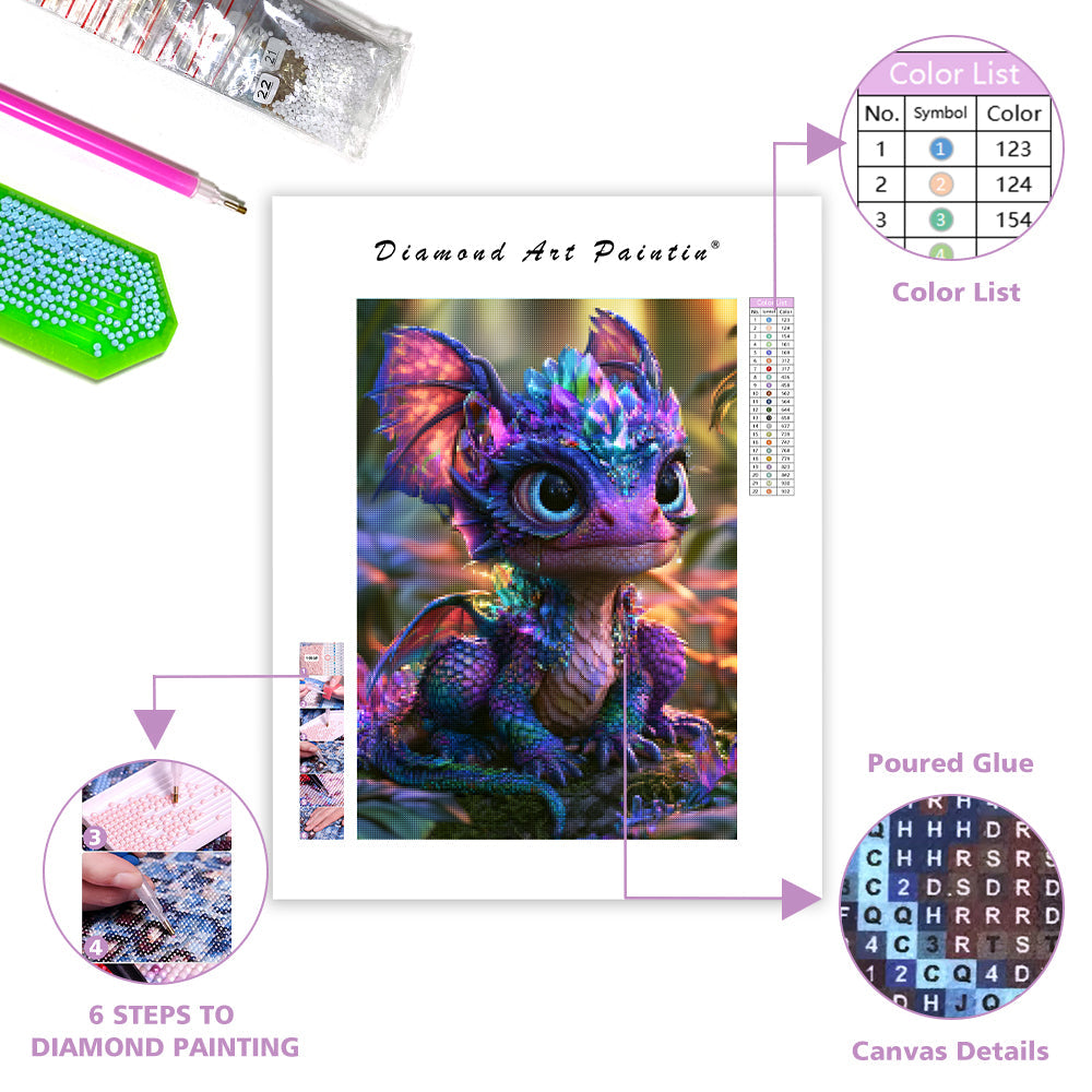 Fantasy Dragon - Diamond Painting