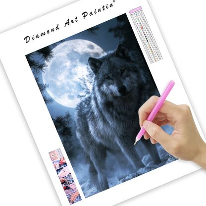 Fantasy Wolf - Diamond Painting