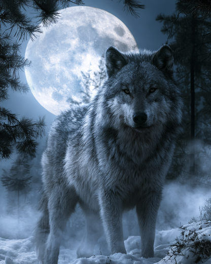 Fantasy Wolf - Diamond Painting