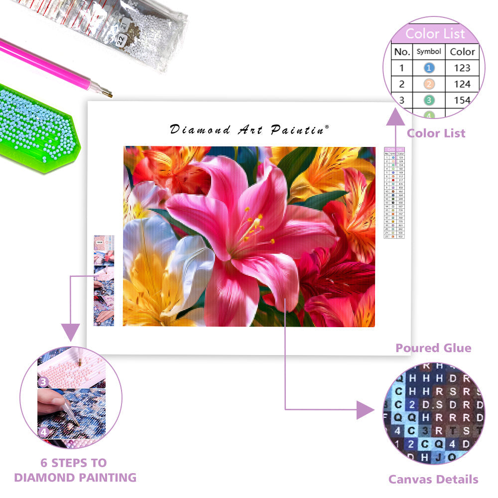 Floral Fantasy - Diamond Painting
