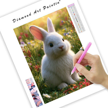 Fluffy Rabbit - Diamond Painting