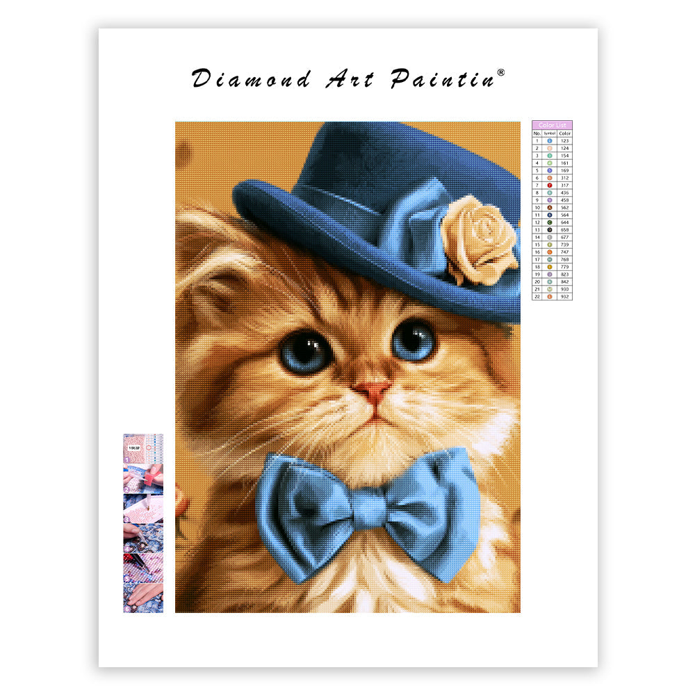 Gentleman Cat - Diamond Painting