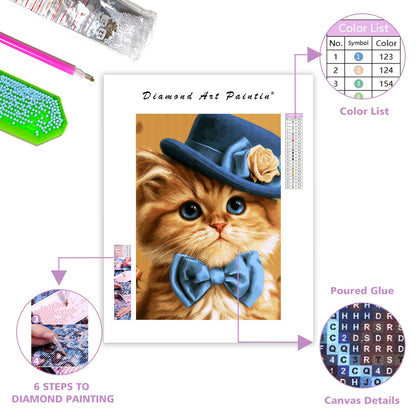 Gentleman Cat - Diamond Painting