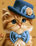 Gentleman Cat - Diamond Painting