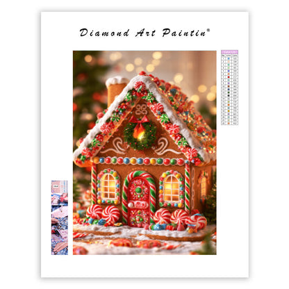 Gingerbread House - Diamond Painting