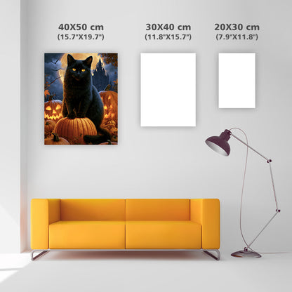 Halloween Cat - Diamond Painting