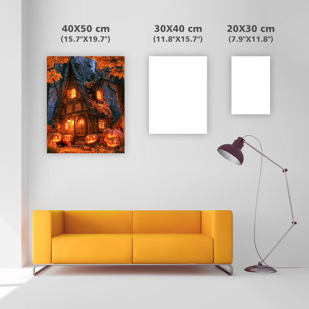Halloween Cottage - Diamond Painting