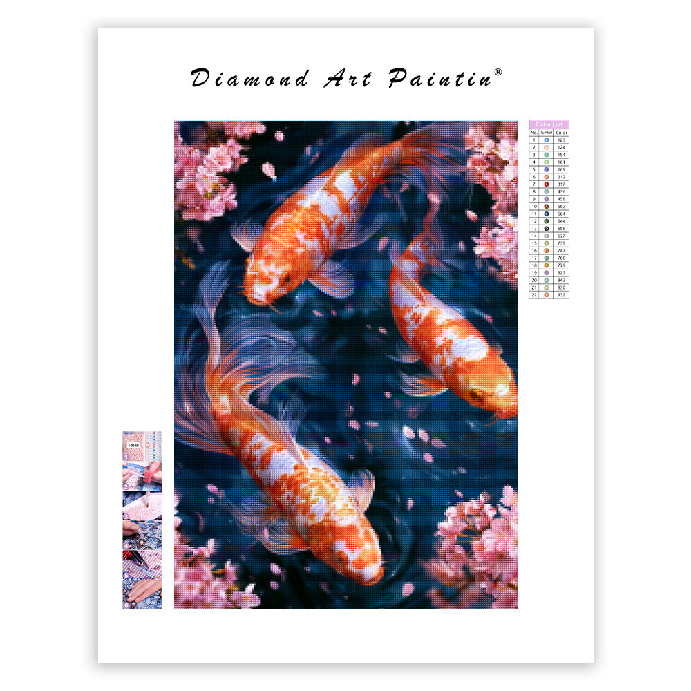 Koi Garden - Diamond Painting